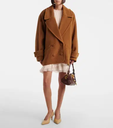 Chloe Chloé Double-breasted virgin-wool coat | Thumbnail 6 Chloe Chloé Double-breasted virgin-wool coat | Thumbnail 6
