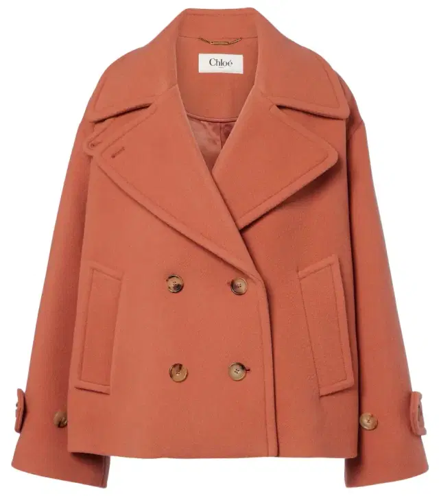 Chloe Chloé Oversized wool-blend peacoat