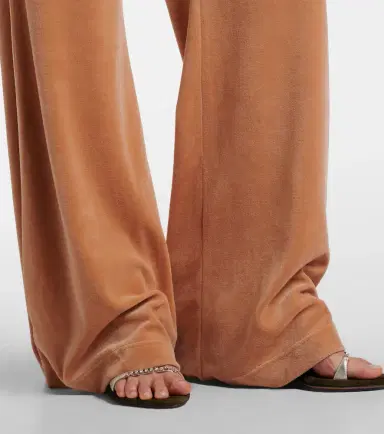 Chloé Chloé Cotton-blend velour sweatpants | Thumbnail 6