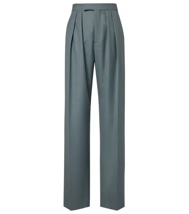 Chloé Pleated virgin wool straight pants