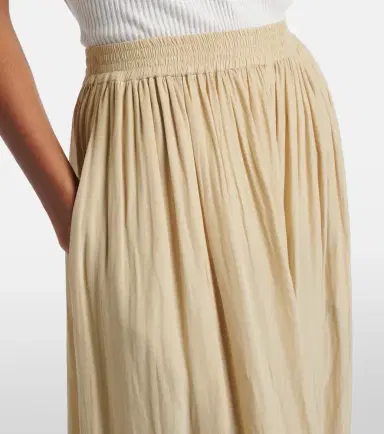 Chloe Chloé Pleated satin balloon pants | Thumbnail 6