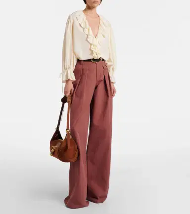 Chloé Chloé Ruffled silk blouse | Thumbnail 5 Chloé Chloé Ruffled silk blouse | Thumbnail 5