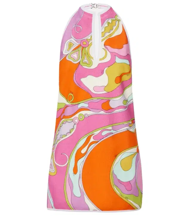 Pucci Orchidee cotton-blend terry minidress