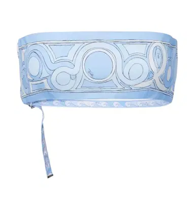 PUCCI Printed cotton toile bandeau top | Thumbnail 1