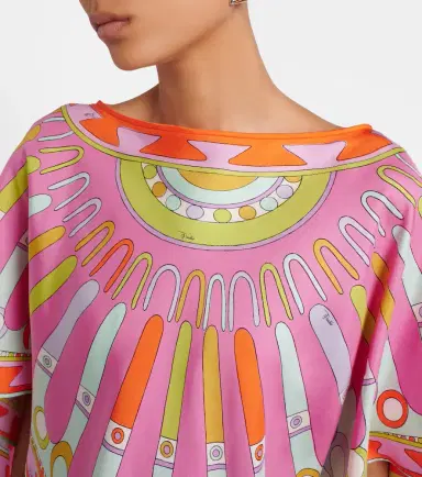PUCCI Soleil silk twill top | Thumbnail 3 PUCCI Soleil silk twill top | Thumbnail 3
