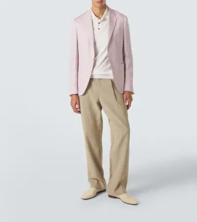 Manolo Blahnik Mario leather-trimmed raffia loafers | Thumbnail 7