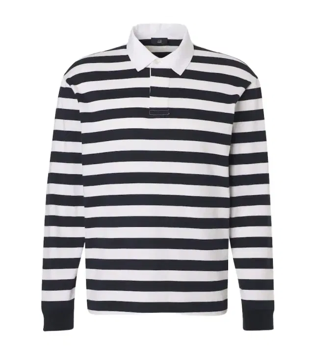 Dunhill Cotton and cashmere polo shirt
