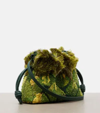 Loewe Paula's Ibiza Flamenco Mini beaded clutch | Thumbnail 4