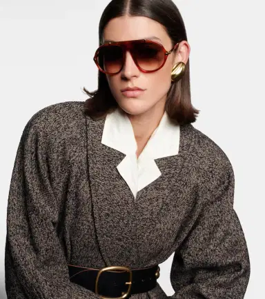 Chloe Chloé Aly aviator sunglasses | Thumbnail 5