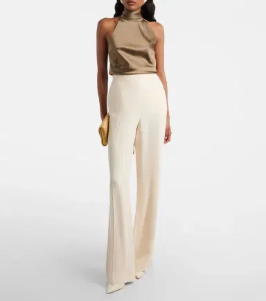 Ralph Lauren Collection Chiltons tie-neck satin top | Thumbnail 4 Ralph Lauren Collection Chiltons tie-neck satin top | Thumbnail 4