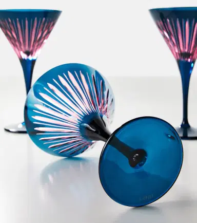 L'Objet Prism set of 4 martini glasses | Thumbnail 4