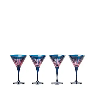 L'Objet Prism set of 4 martini glasses | Thumbnail 1