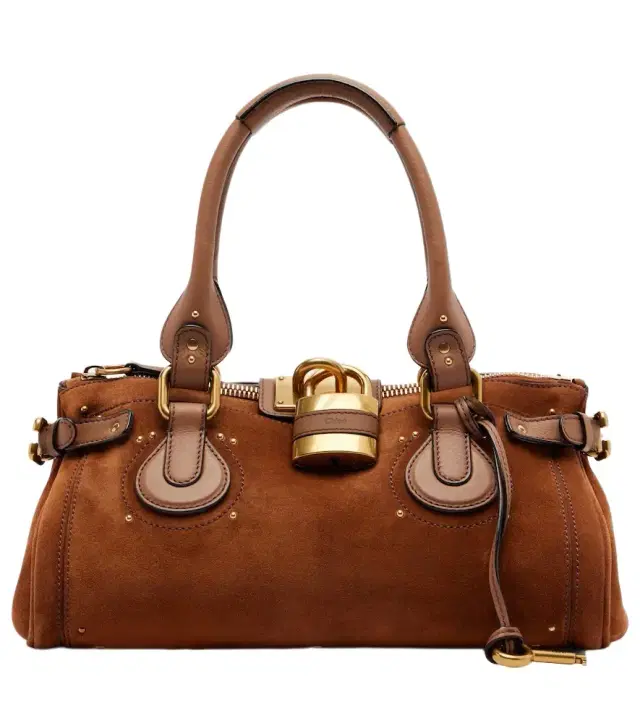 Chloe Chloé Paddington suede shoulder bag