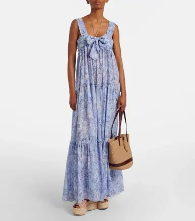 Chloé Chloé Medium leather-trimmed basket bag | Thumbnail 6