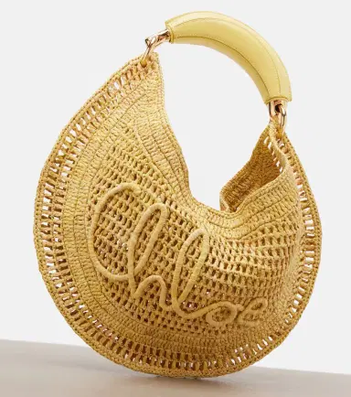 Chloé Chloé Summer Banana raffia shoulder bag | Thumbnail 2 Chloé Chloé Summer Banana raffia shoulder bag | Thumbnail 2