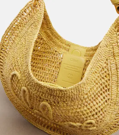 Chloé Chloé Summer Banana raffia shoulder bag | Thumbnail 4 Chloé Chloé Summer Banana raffia shoulder bag | Thumbnail 4