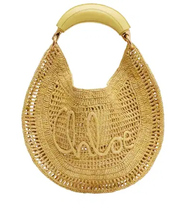 Chloé Chloé Summer Banana raffia shoulder bag | Thumbnail 1 Chloé Chloé Summer Banana raffia shoulder bag | Thumbnail 1