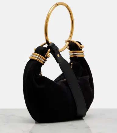 Chloe Chloé Bracelet Small suede top-handle bag | Thumbnail 3 Chloe Chloé Bracelet Small suede top-handle bag | Thumbnail 3