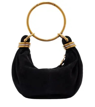 Chloe Chloé Bracelet Small suede top-handle bag | Thumbnail 1 Chloe Chloé Bracelet Small suede top-handle bag | Thumbnail 1