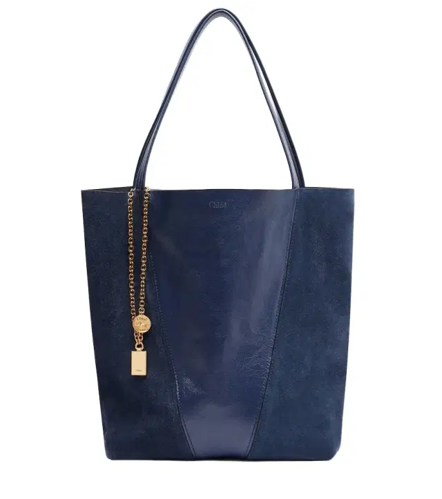 Chloe Chloé Chloé Spin leather and suede tote bag