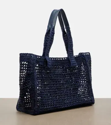 Chloé Chloé Summer Banana East-West raffia tote bag | Thumbnail 2