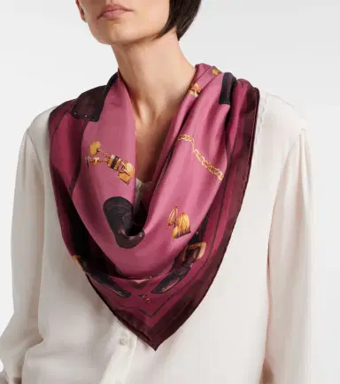 Chloé Chloé Paddington silk scarf | Thumbnail 5