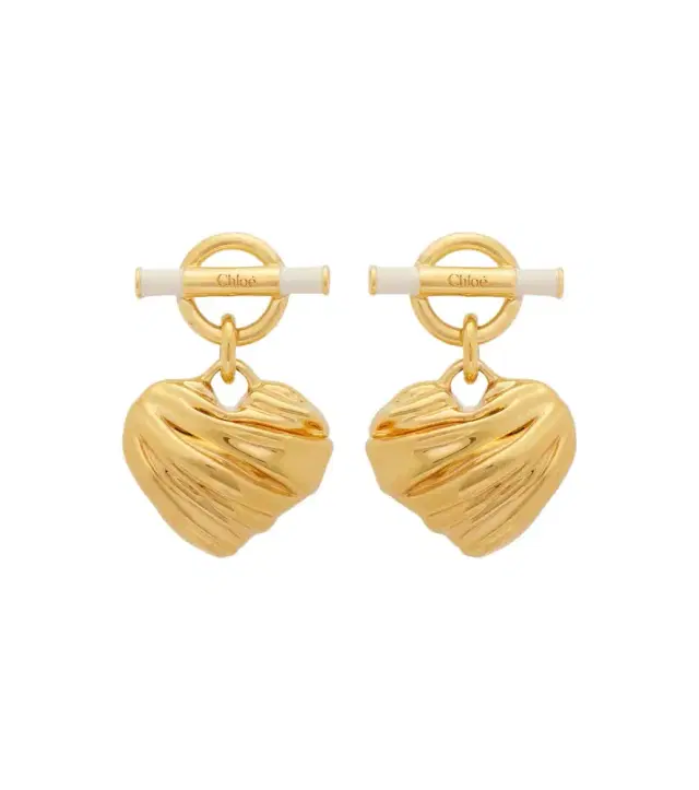 Chloe Chloé Heart drop earrings