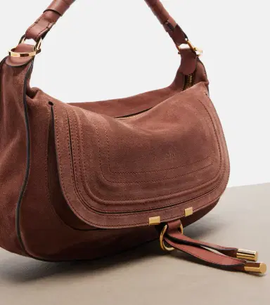 Chloé Chloé Marcie Small suede shoulder bag | Thumbnail 2