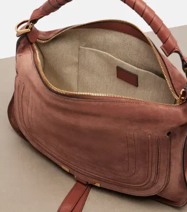 Chloé Chloé Marcie Small suede shoulder bag | Thumbnail 3