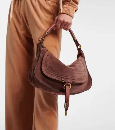 Chloé Chloé Marcie Small suede shoulder bag | Thumbnail 6