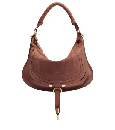 Chloé Chloé Marcie Small suede shoulder bag | Thumbnail 1