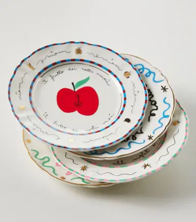 Bitossi Il Frutto della Passione set of 4 porcelain plates | Thumbnail 2