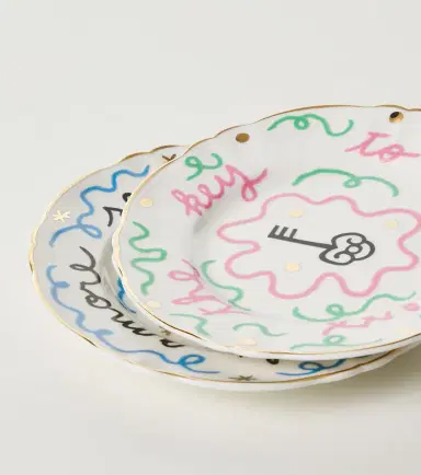 Bitossi Il Frutto della Passione set of 4 porcelain plates | Thumbnail 3