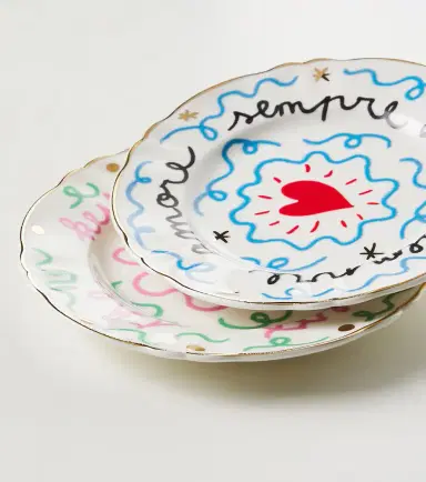 Bitossi Il Frutto della Passione set of 4 porcelain plates | Thumbnail 5