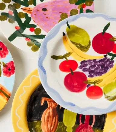 Serax Santiago De Borja set of 6 dinner plates by Shurleey | Thumbnail 2