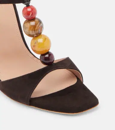 Malone Souliers Lena beaded suede sandals | Thumbnail 2 Malone Souliers Lena beaded suede sandals | Thumbnail 2