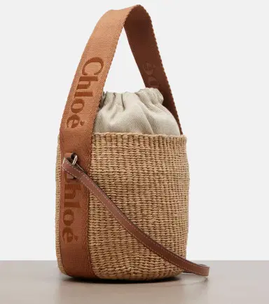 Chloé Chloé Woody Small raffia bucket bag | Thumbnail 2