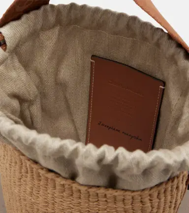 Chloé Chloé Woody Small raffia bucket bag | Thumbnail 4