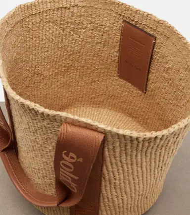 Chloé Chloé Woody Large raffia basket bag | Thumbnail 4