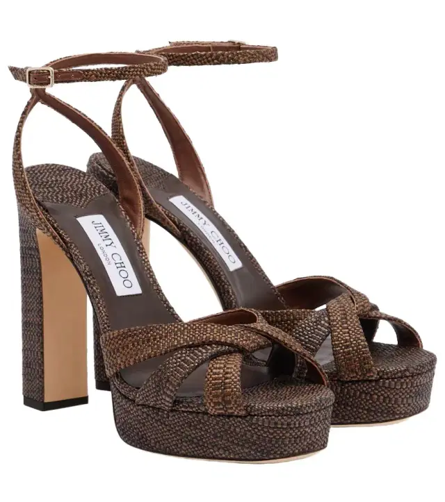 Jimmy Choo Kove woven platform sandals