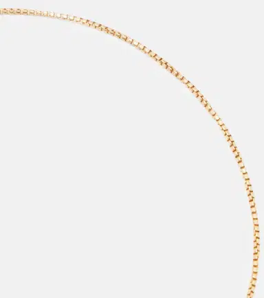 Bottega Veneta Knot gold-plated silver necklace | Thumbnail 2