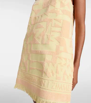 Zimmermann Solstice Towelling cotton terry minidress | Thumbnail 5