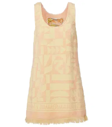 Zimmermann Solstice Towelling cotton terry minidress | Thumbnail 1