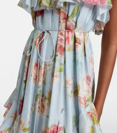 Zimmermann Roselight floral ruffled silk maxi dress | Thumbnail 4