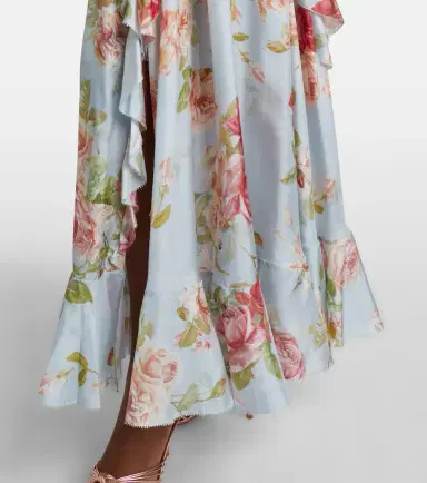 Zimmermann Roselight floral ruffled silk maxi dress | Thumbnail 6