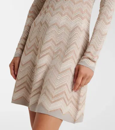 Missoni Zigzag knitted minidress | Thumbnail 3