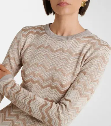 Missoni Zigzag knitted minidress | Thumbnail 4