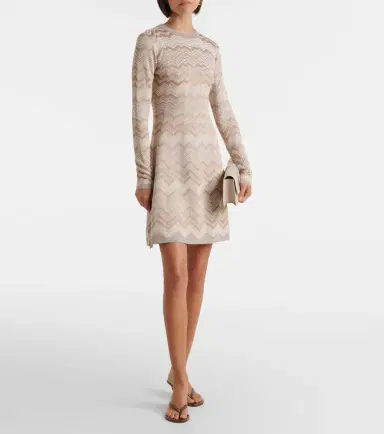 Missoni Zigzag knitted minidress | Thumbnail 5