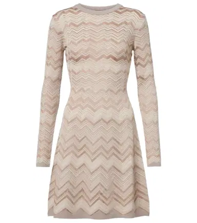 Missoni Zigzag knitted minidress | Thumbnail 1