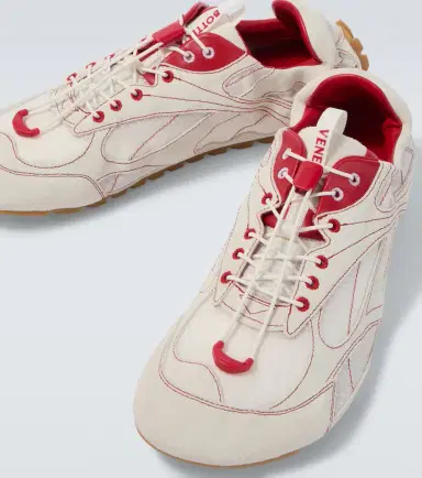 Bottega Veneta Orbit Flash suede-trimmed sneakers | Thumbnail 2 Bottega Veneta Orbit Flash suede-trimmed sneakers | Thumbnail 2